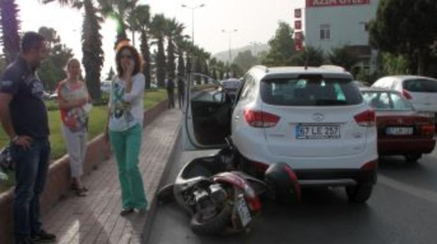 Motosiklet S&uuml;r&uuml;c&uuml;s&uuml; Yaralandı