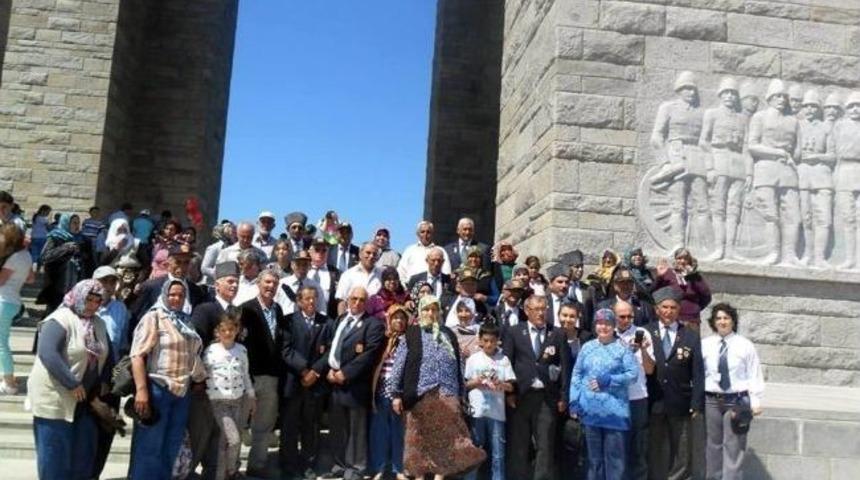 Gaziler Ve Şehit Yakınları &Ccedil;anakkale Gezisine Katıldı