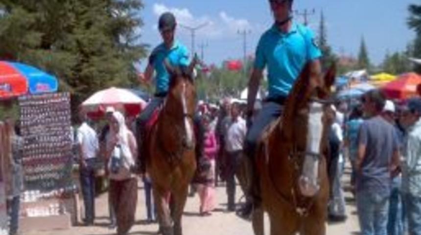Eskişehir&rsquo;de Jandarma Atlı Timi G&ouml;revde