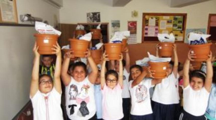 &lsquo;Saksıda Domates Yetiştirme Yarışması&rsquo; Başladı