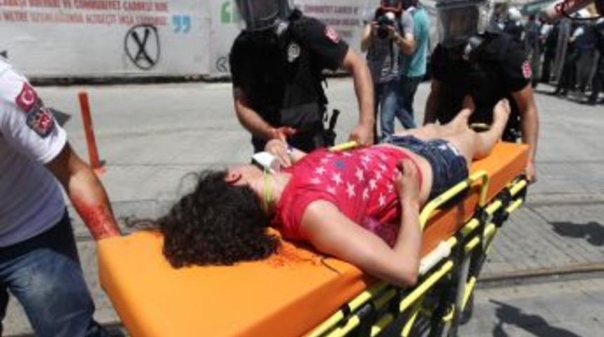 Taksim&rsquo;de M&uuml;dahaleler Ara Sokaklarda Da Devam Etti