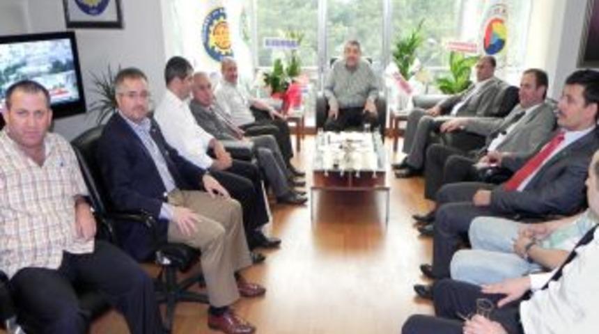 ERİD Y&ouml;netiminden TSO Y&ouml;netimine Hayırlı Olsun Ziyareti