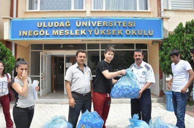 İmyo Öğrencileri 100 Kilo Kapak Topladı