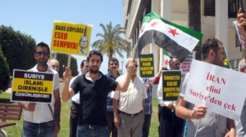 L&uuml;bnan Hizbullahı&rsquo;na İzmir'den Protesto