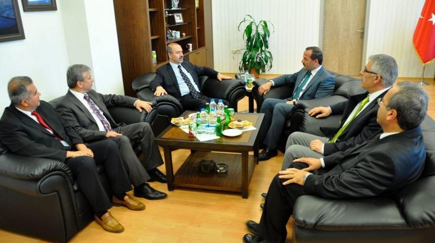 Muş Valisi Vedat B&uuml;y&uuml;kersoy, Rekt&ouml;r İnan&ccedil;'ı Ziyaret Etti