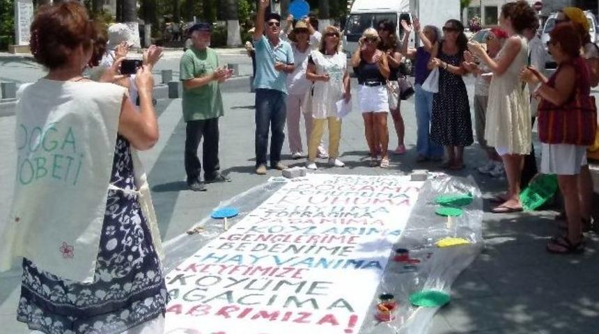 Bodrum&rsquo;dan Taksim'e Destek