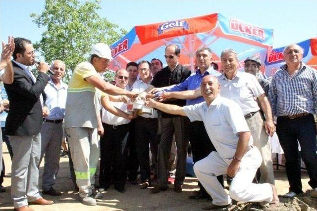 Altınoluk&rsquo;ta Cami Temeli Atıldı 1