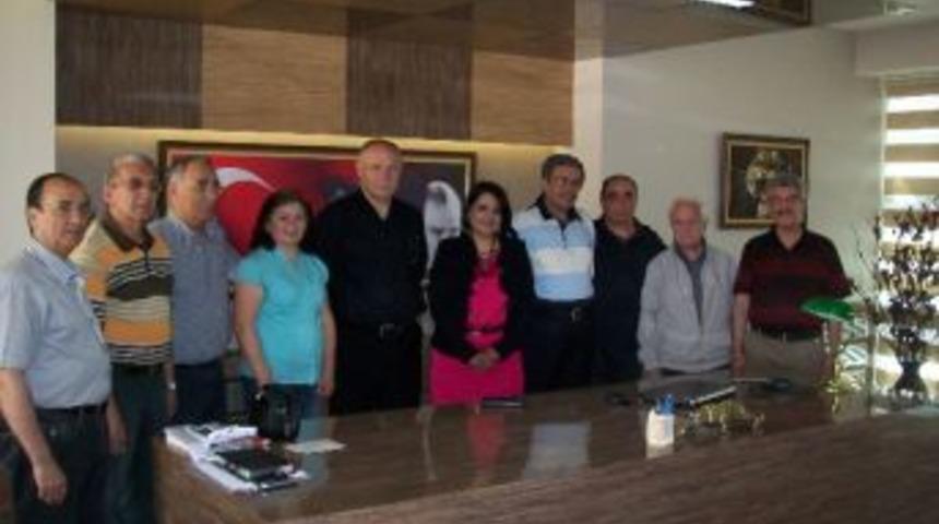 Esab'tan Emekli Vali Kadir &Ccedil;alışıcı'ya Ziyaret