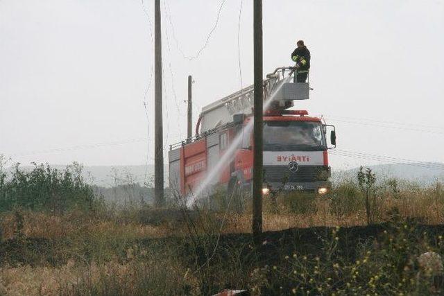 Bozüyük'te Yangın