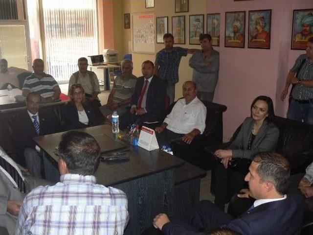 Mhp Bilecik Milletvekili Bahattin Şeker in Oda Ve Kurum Ziyaretleri 1