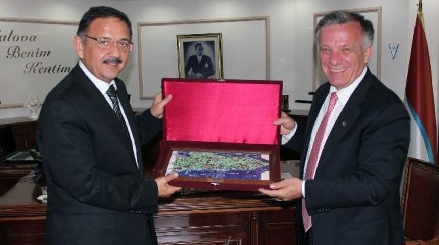 &Ouml;zhaseki&rsquo;den Başkan Ko&ccedil;al&rsquo;a Nezaket Ziyareti