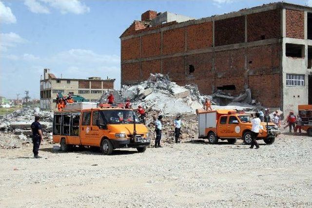 Uşak’ta Bölgesel Deprem Tatbikatı Yapıldı