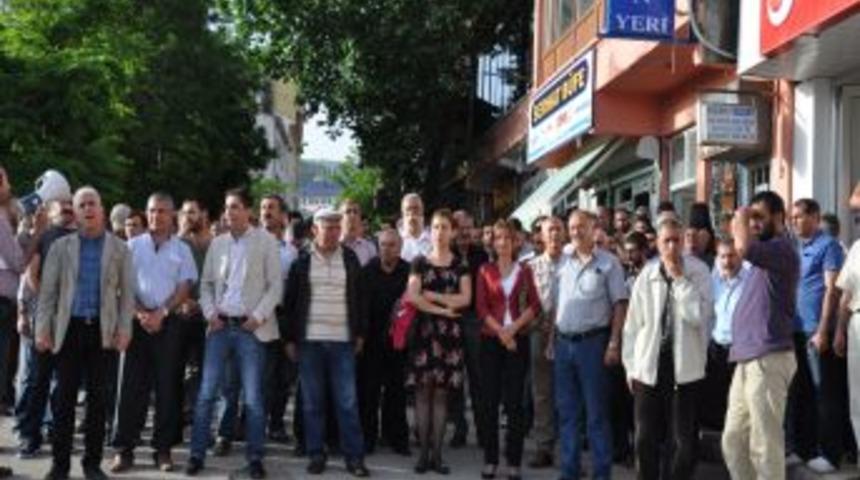 Tunceli'de Taksim Protestosu