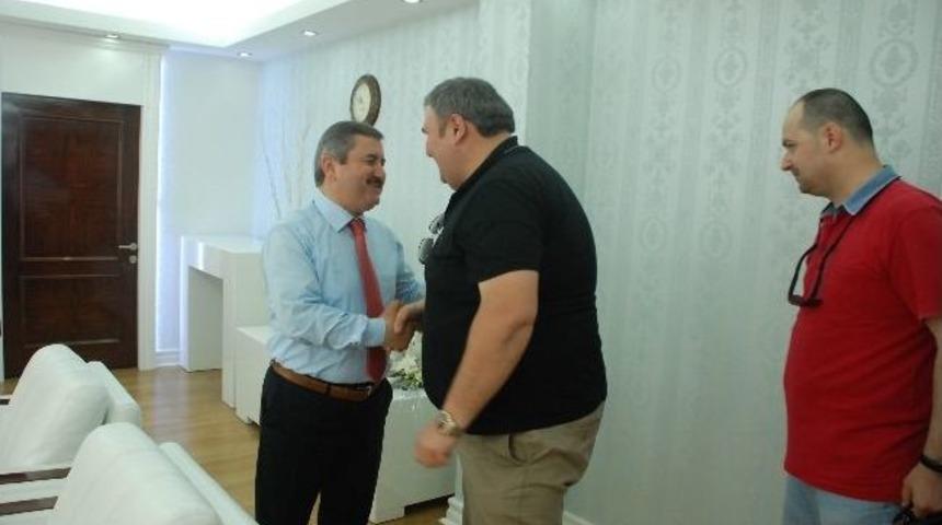 Fatsa Belediyespor Kul&uuml;b&uuml;&rsquo;nden Başkan Anlayan&rsquo;a Teşekk&uuml;r Ziyareti