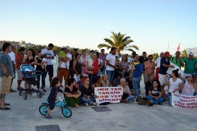 Datça’dan Gezi Parkı Eylemine Destek