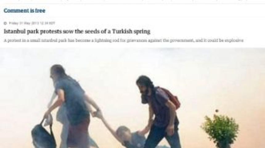 Guardıan&rsquo;dan Gezi Parkı Olaylarına &lsquo;t&uuml;rk Baharı&rsquo; Yorumu