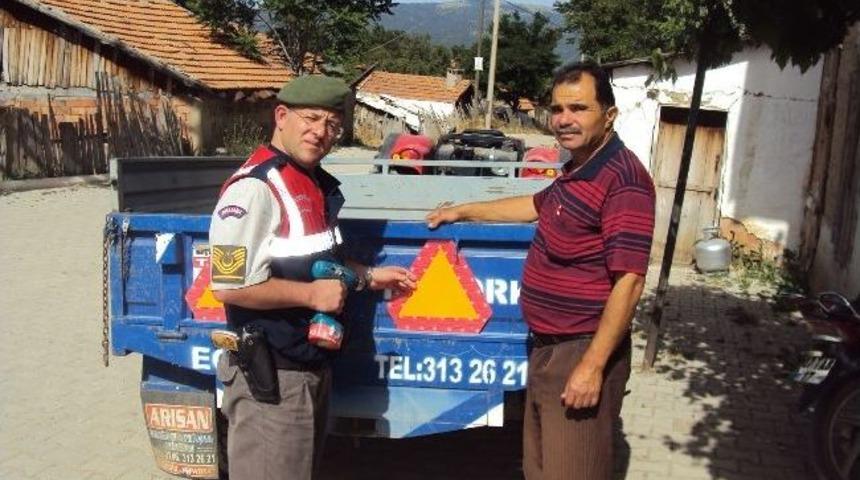 Jandarmadan Reflekt&ouml;r Uyarısı