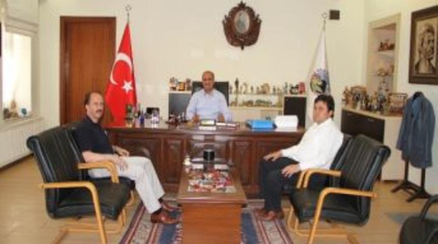 Diyanet İşleri Başkanlığı &Ouml;zel Kalem M&uuml;d&uuml;r&uuml; Kaya, Başkan Aşkın&rsquo;ı Ziyaret Etti