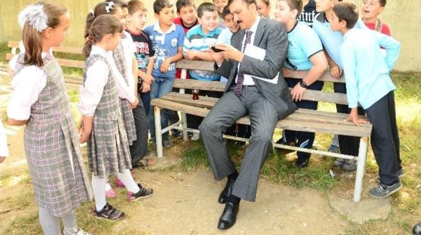 Başkan Bayram Sancaklar Okulunda