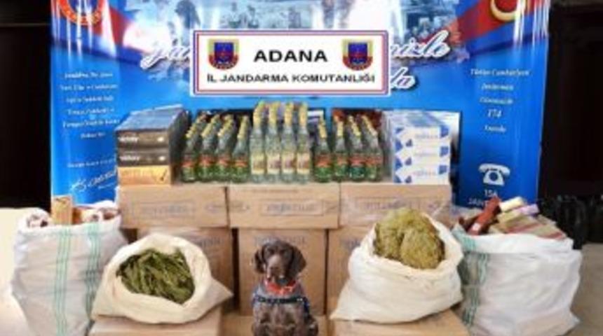 Adana Mayıs Ayının Ka&ccedil;ak Bilan&ccedil;osu:"167 Bin Ka&ccedil;ak Sigara, 239 Gram Kubar Esrar, 348 Şişe Ka&ccedil;ak Rakı"