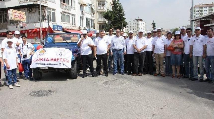 Mersin&rsquo;de Sigortacılardan Konvoy