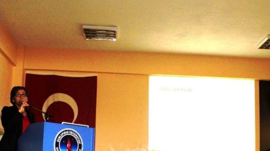 Gediz Meslek Y&uuml;ksekokulu'nda "akılcı İla&ccedil; Kullanımı" Konulu Seminer