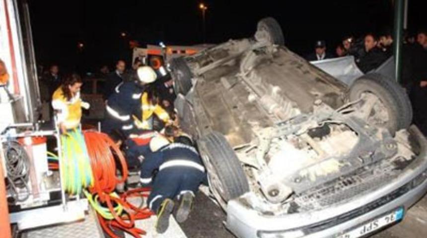 Korkunç kaza, mucizevi kurtuluş!