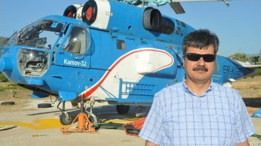 Yangın Helikopteri Milas&rsquo;ta G&ouml;reve Başladı
