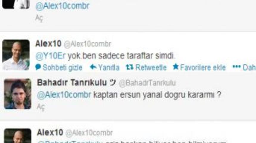 Alex: Aziz Başkan Biliyor, Ben Bilmiyorum