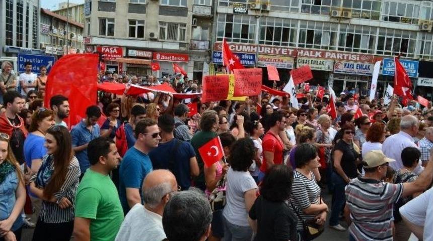 S&ouml;ke&rsquo;de Taksim Eylemi