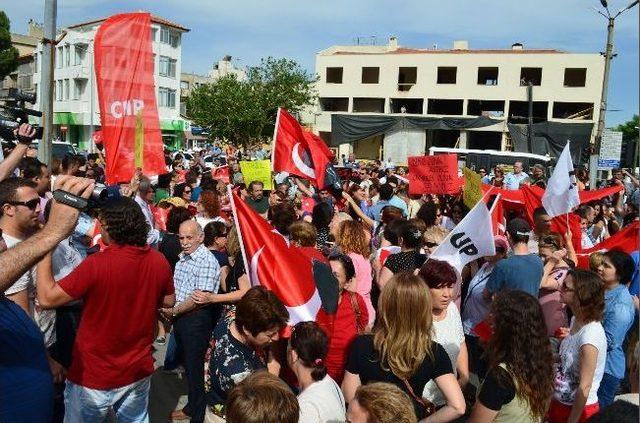 Söke’de Taksim Eylemi