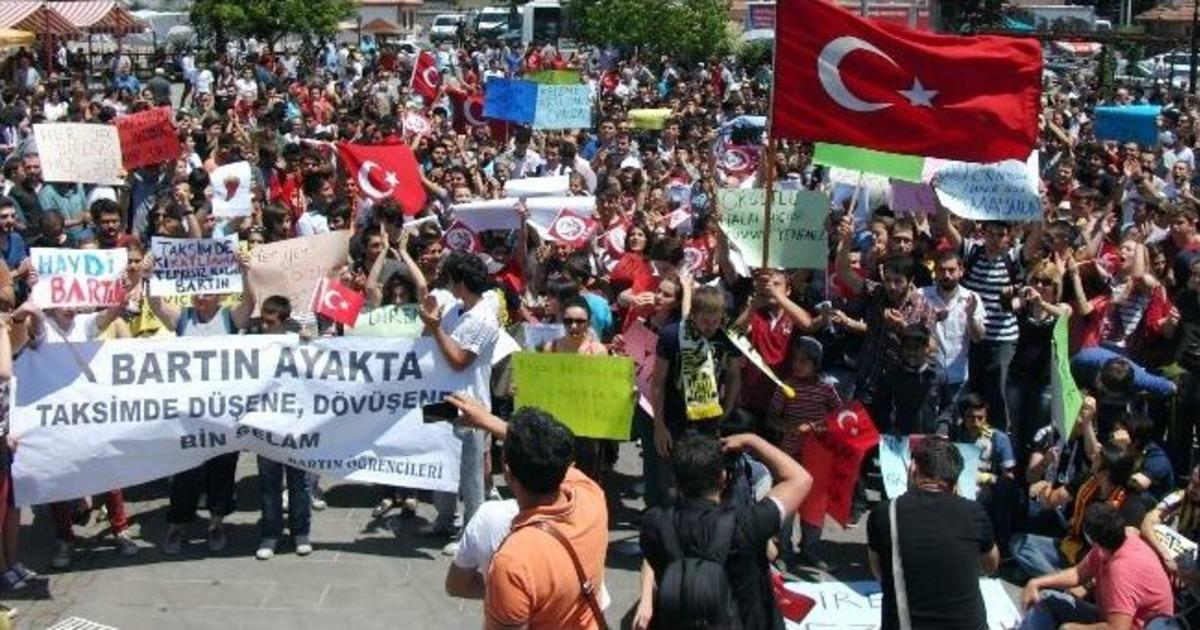 Bartın'da 'taksim Gezi Parkı' Eylemi
