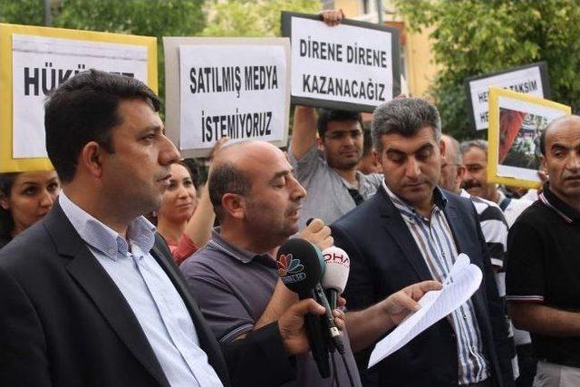 Siirt’te, Taksim'de Yaşanan Olaylar Protesto Edildi