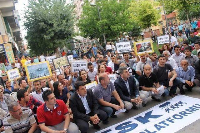 Siirt’te, Taksim'de Yaşanan Olaylar Protesto Edildi