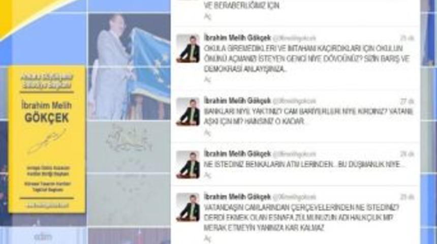 Melih G&ouml;k&ccedil;ek'ten &Ccedil;evreye Zarar Veren Eylemcilere Tepki