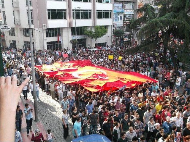Trabzon da  gezi Parkı  Protestosu 1