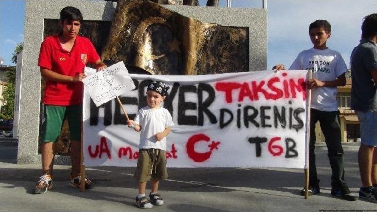 Manavgat&rsquo;ta Taksim Eylemi