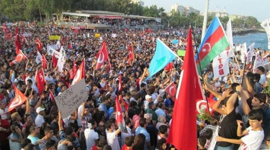 Mersin&rsquo;de 'gezi Parkı' Tepkisi