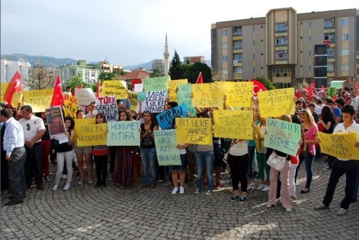 Salihli&rsquo;de Oturma Eylemi