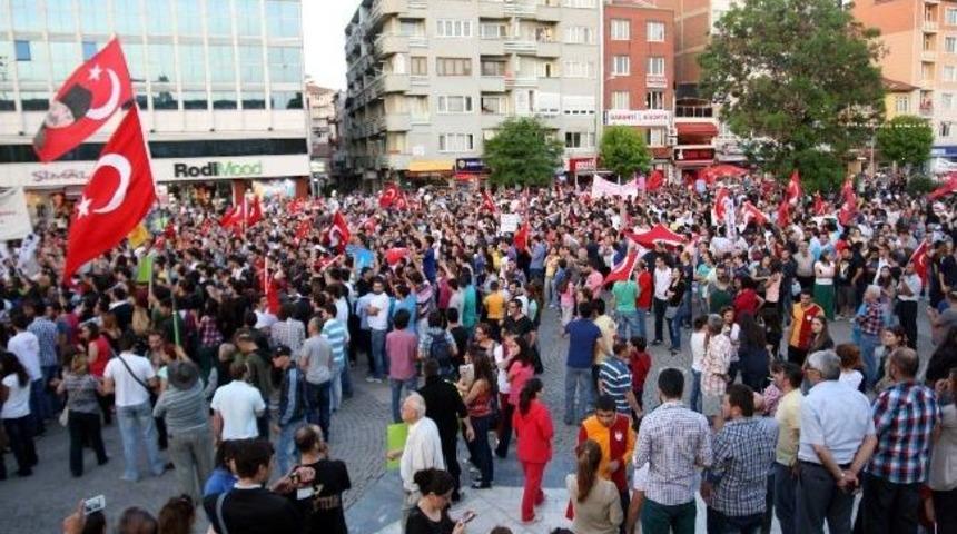 Uşak&rsquo;ta 'gezi Parkı' Protestosu