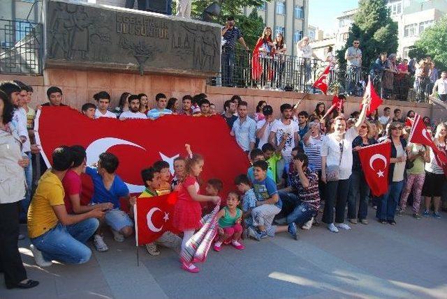 Malkara’da Taksim Gezi Parkındaki Olaylar Protesto Edildi