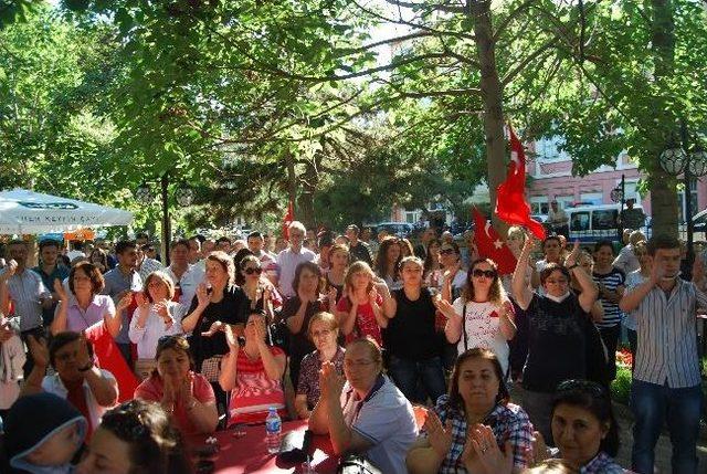 Malkara’da Taksim Gezi Parkındaki Olaylar Protesto Edildi