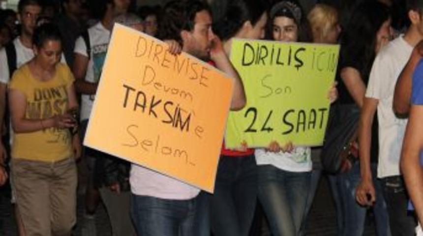 Osmaniye&rsquo;de Taksim&rsquo;e Destek Eylemi