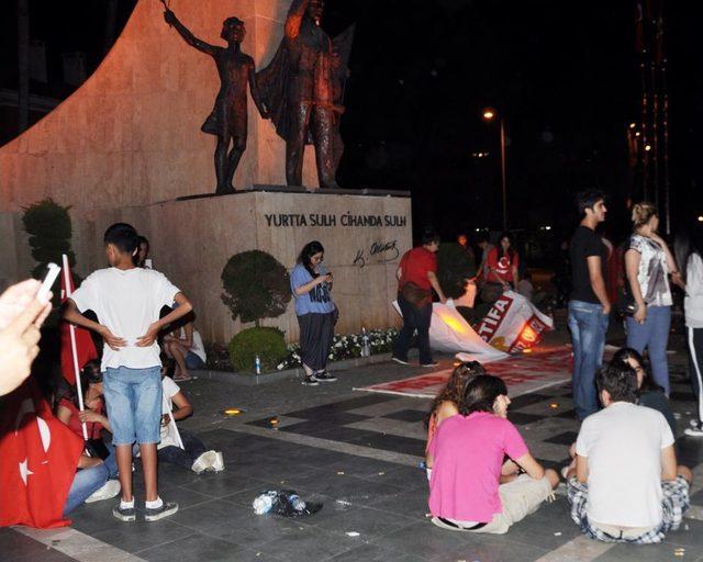 Alanya'da Sabahlara Kadar Eylem Sürdü