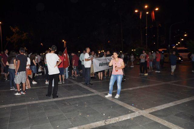 Alanya'da Sabahlara Kadar Eylem Sürdü