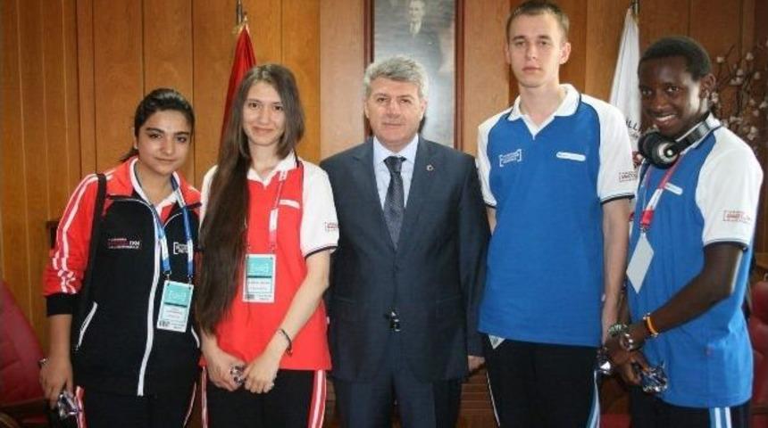 T&uuml;rk&ccedil;e Olimpiyatları &Ouml;ğrencilerinden G&uuml;rsal&rsquo;a Ziyaret