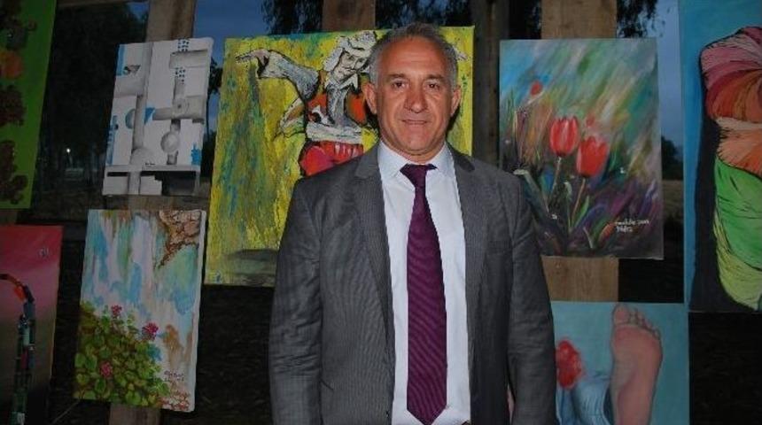 5. Uluslararası Tepecik K&uuml;lt&uuml;r, Sanat, Dostluk Ve Spor Festivali&rsquo;nde Yapılan Resimler Sergilendi