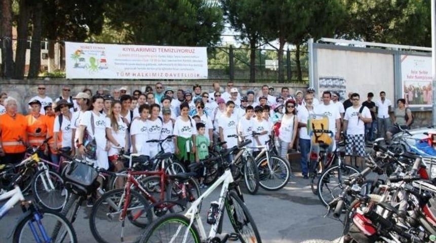 Ayvalıkta Bisiklet Şenliğine İlgi Yoğun Oldu