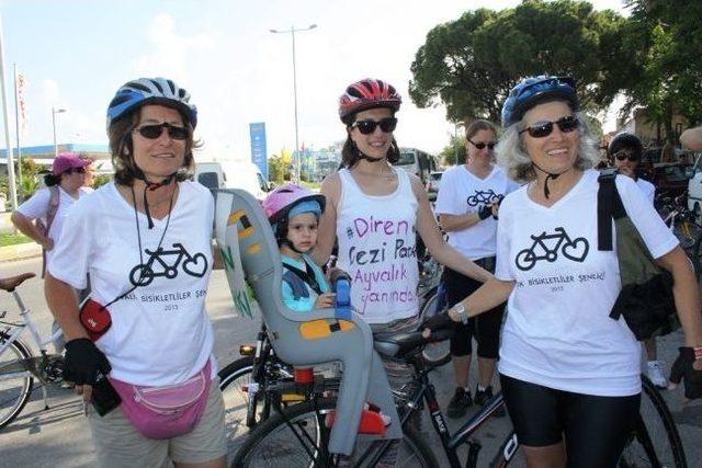 Ayvalıkta Bisiklet Şenliğine İlgi Yoğun Oldu 2