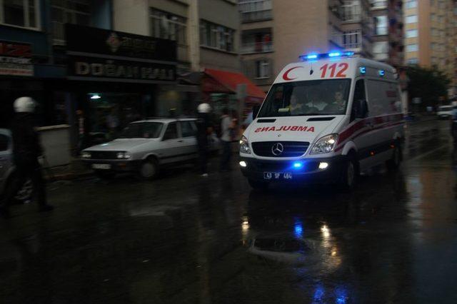 K&uuml;tahya da Protestocu Gruba, Polisten M&uuml;dahale 1